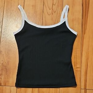 Black and White Women's Tank Top